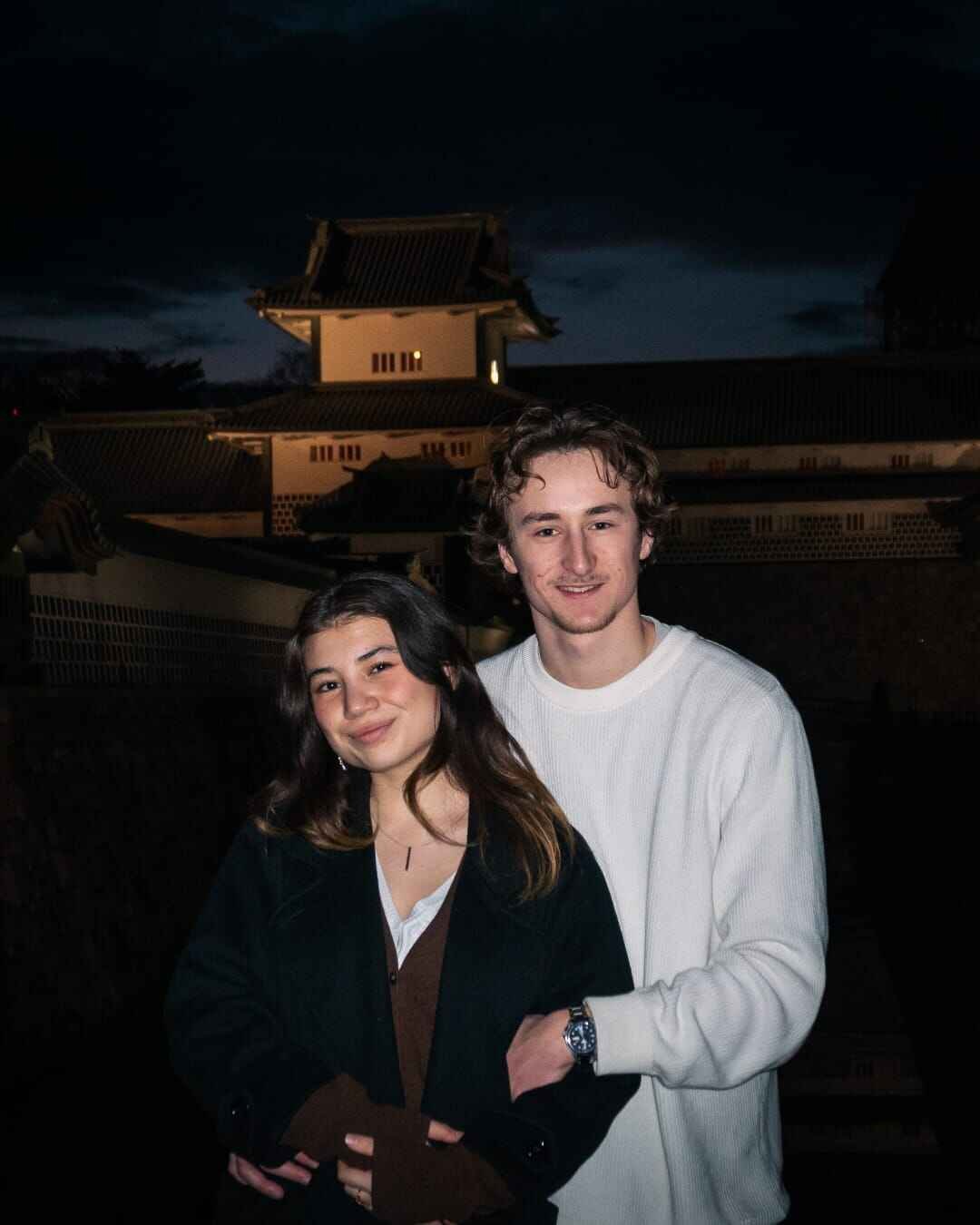 The two of us in Tokyo