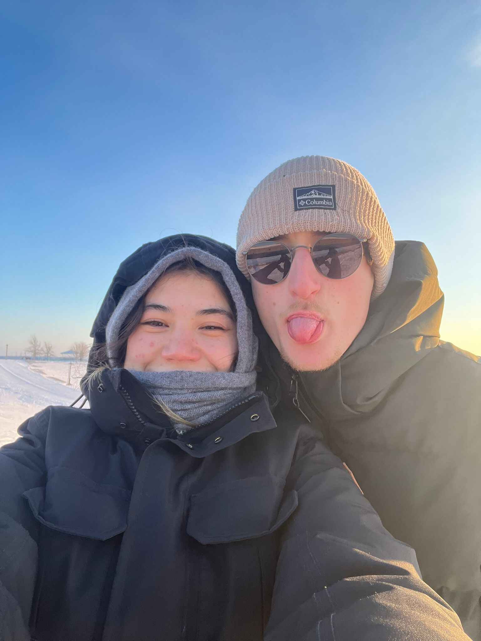 The two of us in Québec