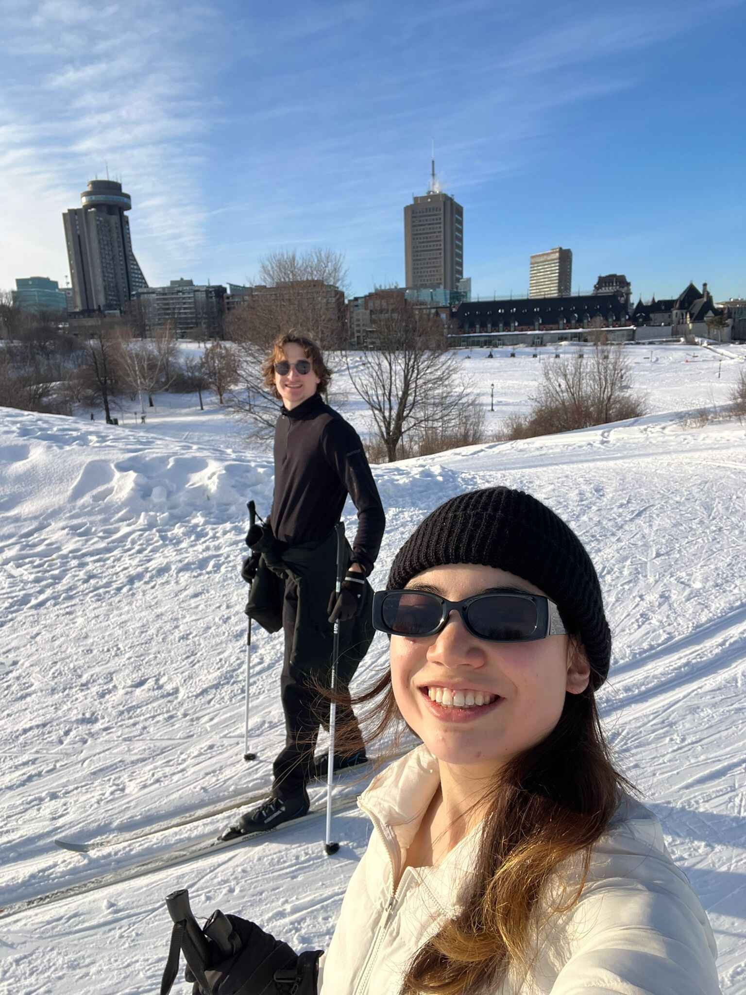 Anna and Cyprien, the UNEAR founders, together in Canada